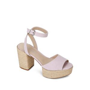 KENNETH COLE Womens Beige 2" Platform Pheonix Shoes 8 M